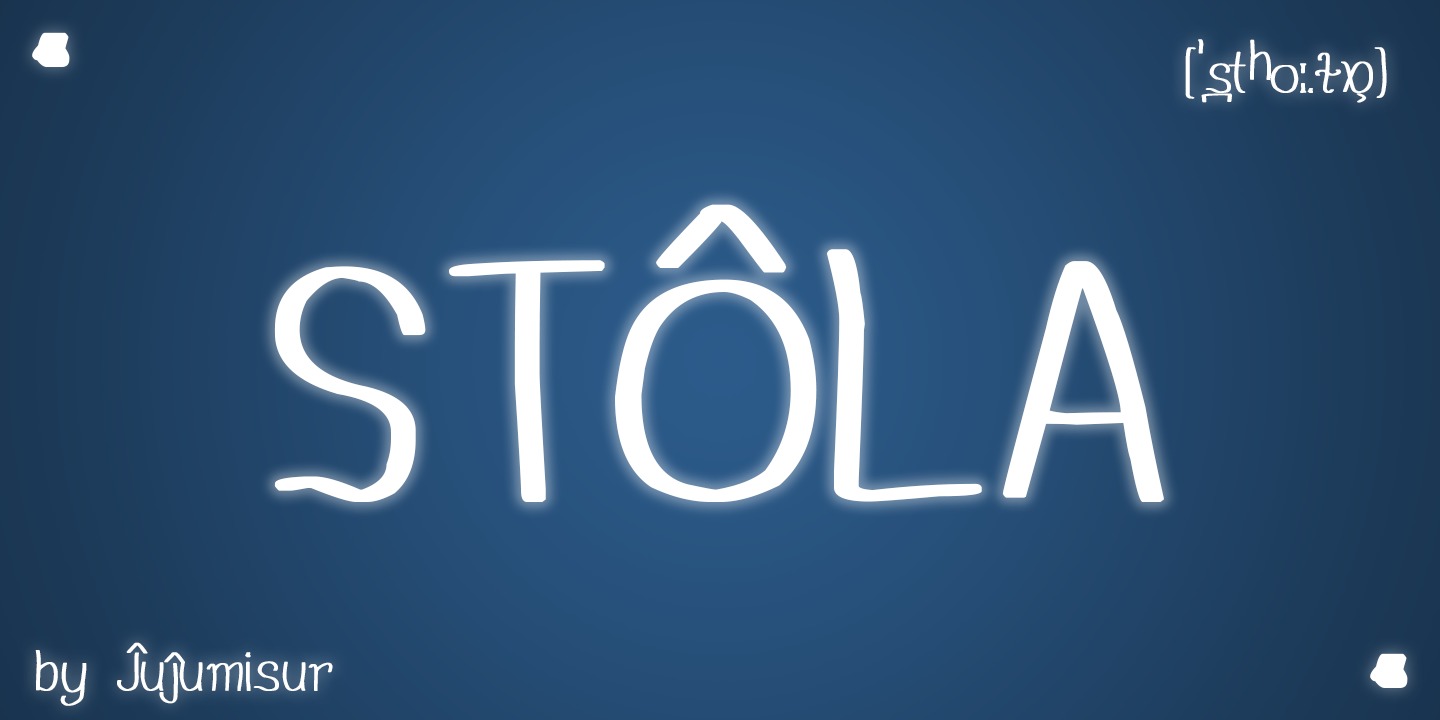 Stola Font preview